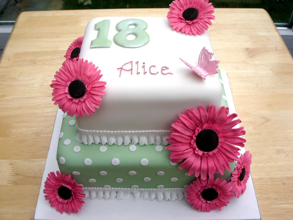 18th birthday cake photography