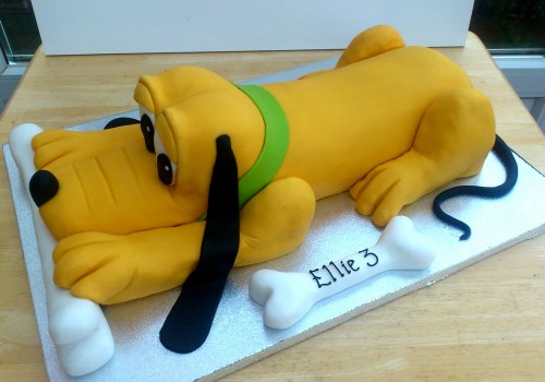 Pluto Inspired Novelty Birthday Cake
