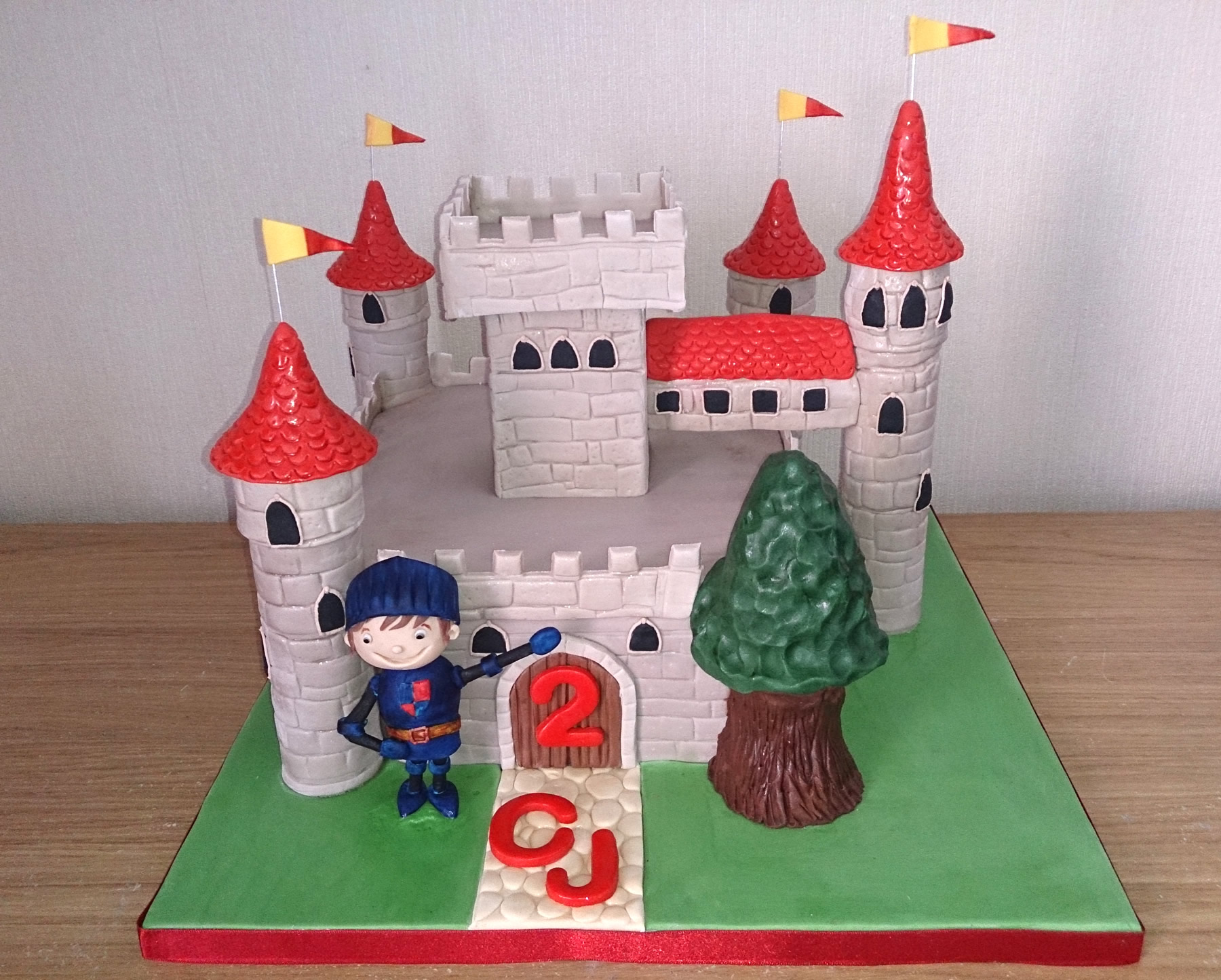 A Castle cake I made for my son's medieval birthday party. | Easy cake  recipes, Castle cake, Cake recipes