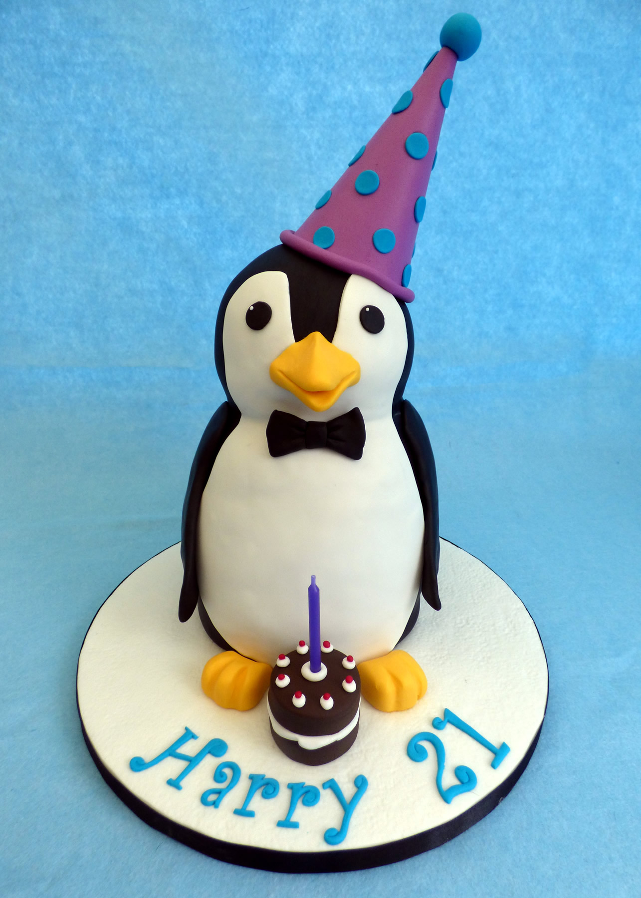 Buy Penguin Fondant Cake Topper 3 Inch 1st Birthday Baby Shower Online in  India - Etsy