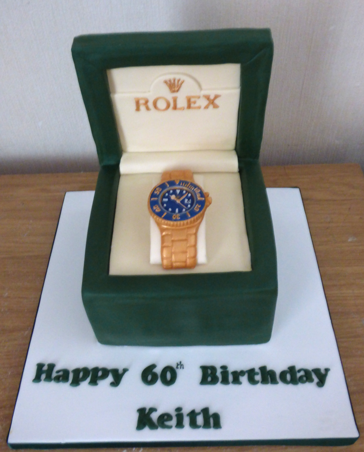 Rolex Watch Cake - CakeCentral.com