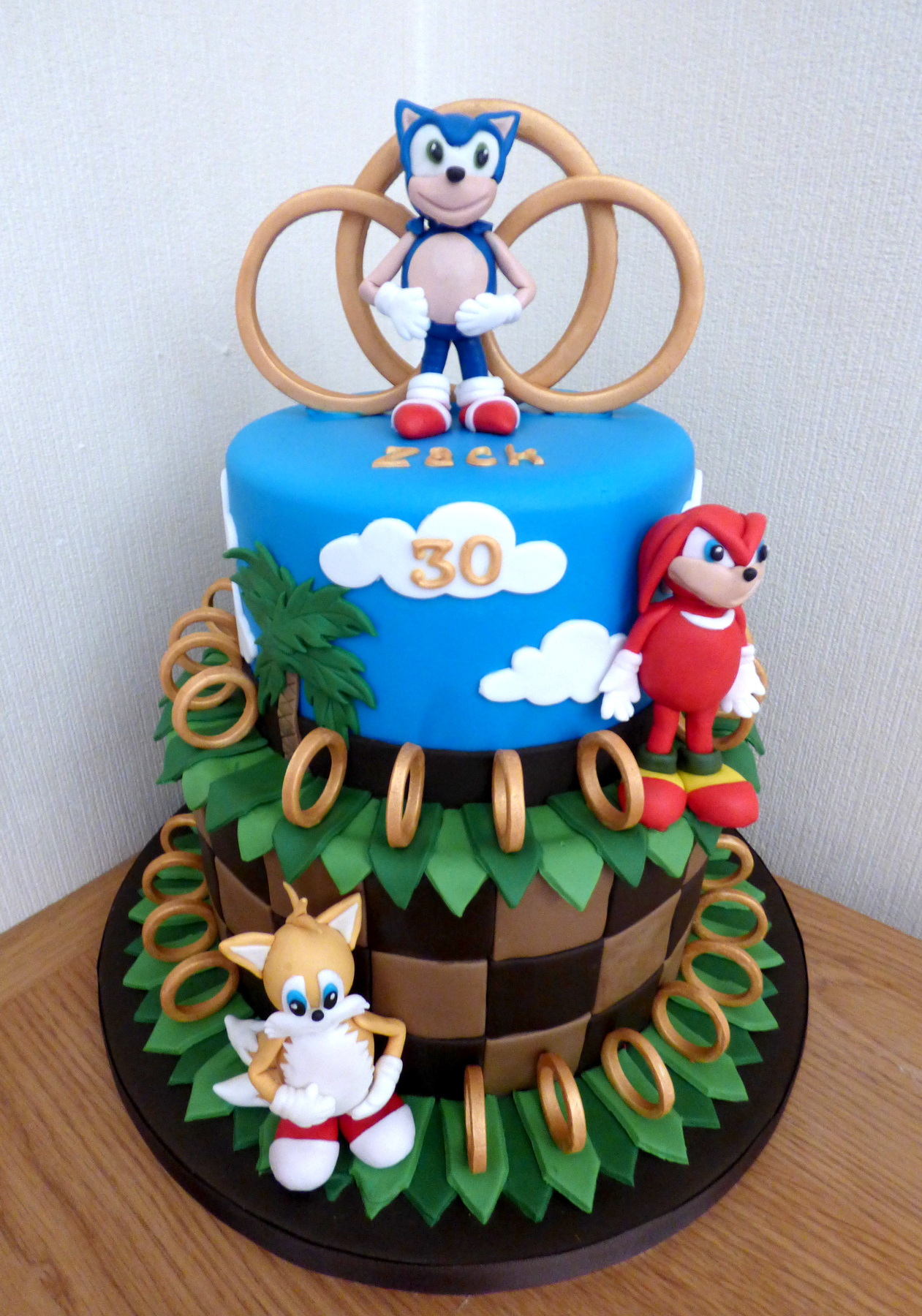 2 Tier Sonic The Hedgehog Birthday Cake Susie S Cakes