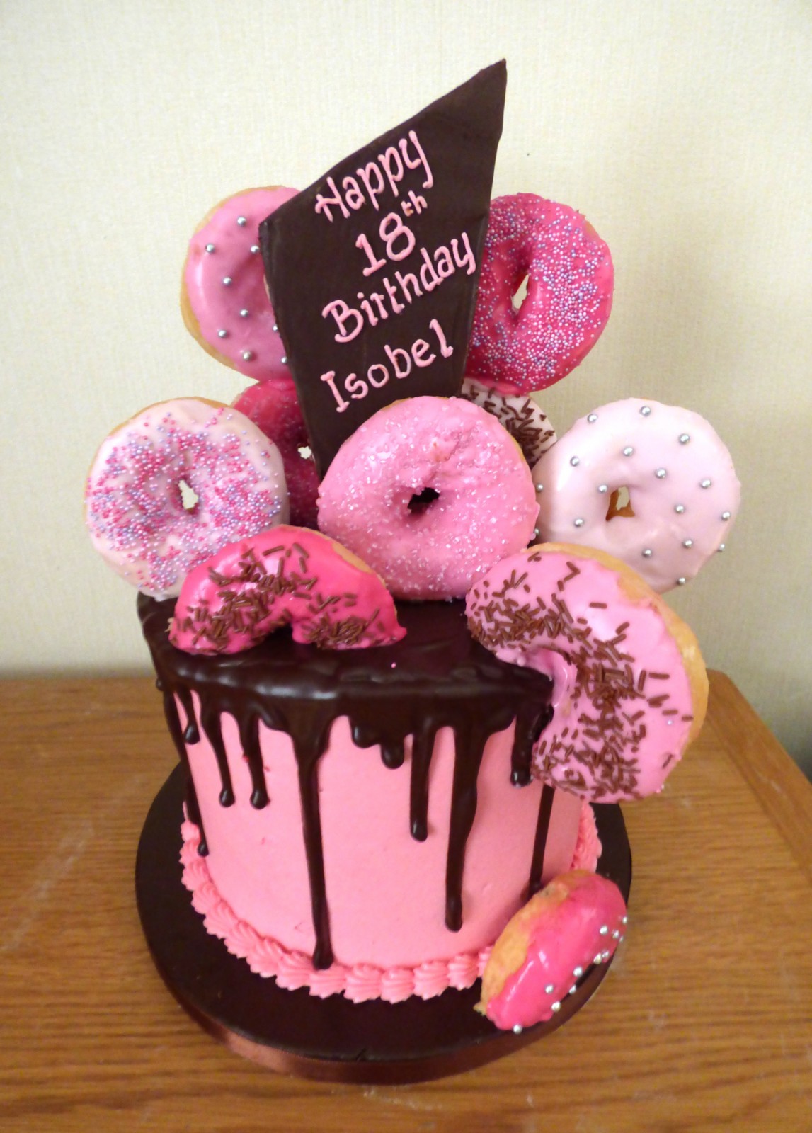 Donut Drip Cake Decorating | So Yummy Donut Cake Recipe You'll Love | Tasty Donut  Cake - YouTube