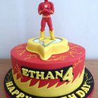 the-flash-birthday-cake