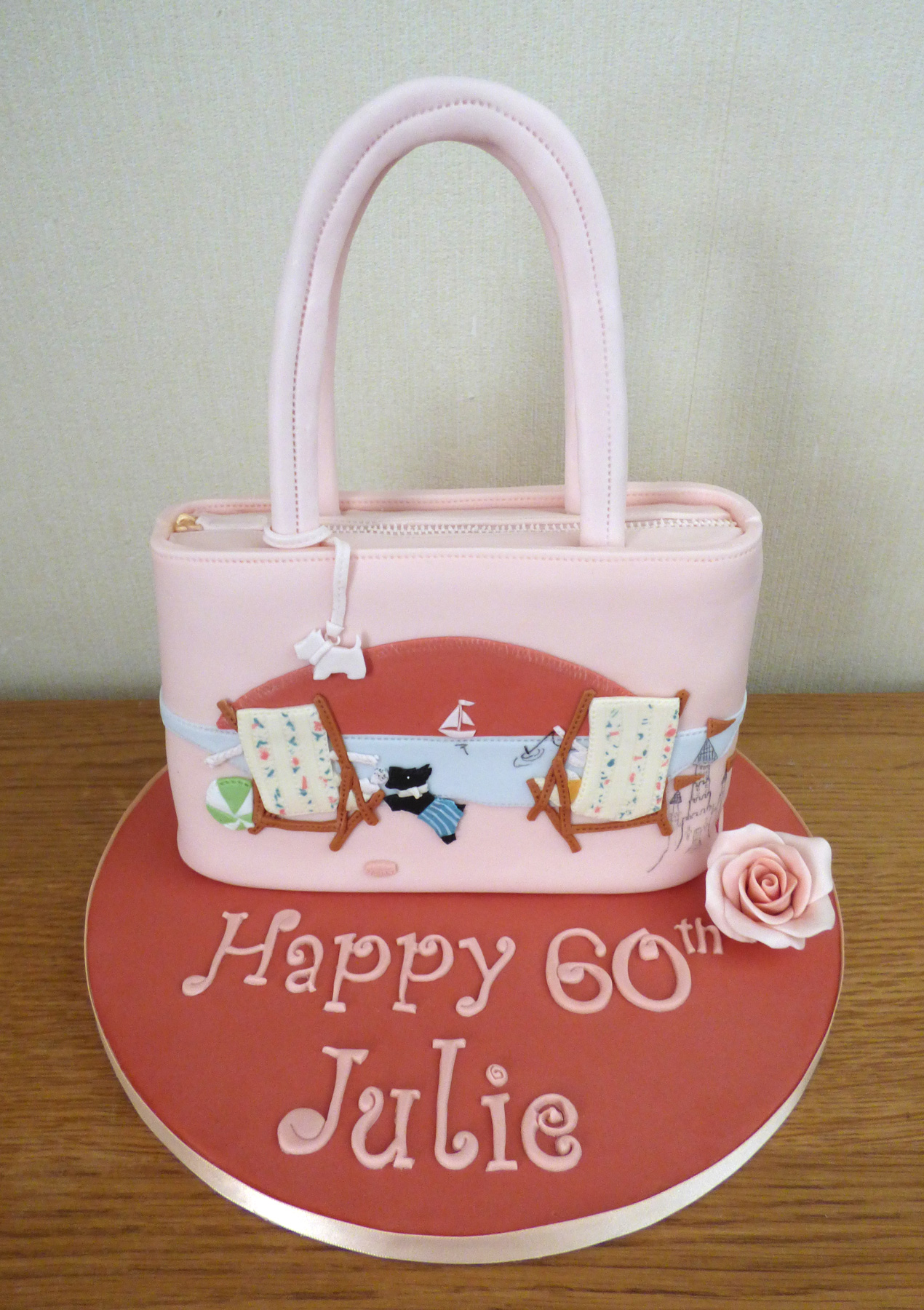 Adventures in Sugarland: Radley Handbag Cake - This is how I made it.