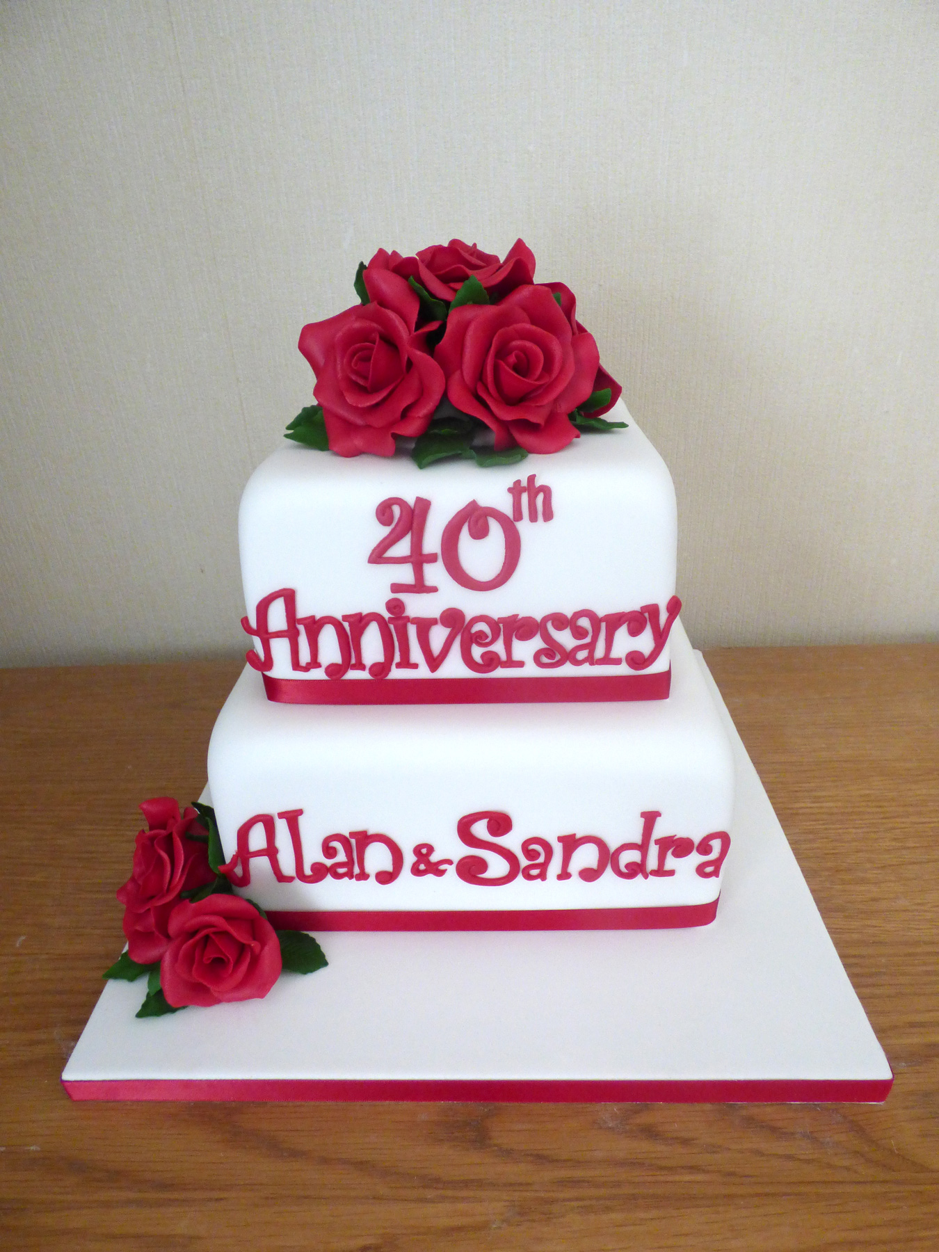 40Th Anniversary - CakeCentral.com